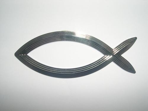 STICK-ON EMBLEM-FISH
