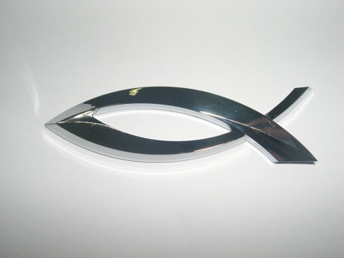 STICK-ON EMBLEM-FISH