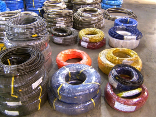 PTFE Braided Hose with polyster / PVC cover PTFE Braided Hose with polyster / PVC cover
