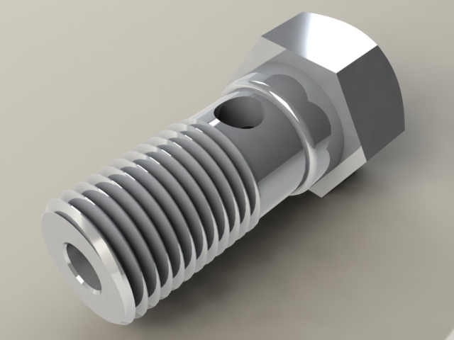 106 series Aluminum Single Banjo Bolt