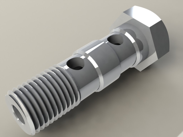 107 series Aluminum Double Banjo Bolt