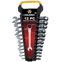 12 Pieces Ratchet Wrench Set