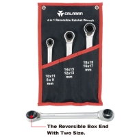 4 In 1 Reversible Ratchet Wrenches Set 4 In 1 Reversible Ratchet Wrenches Set