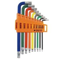 9 Pieces Long Tamper Star Ball Key Wrench Set