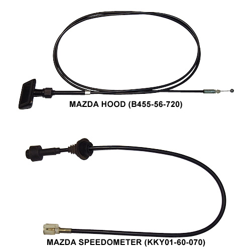 MAZDA 擎盖拉线or油箱盖拉线or后箱盖、路码表线 (Auto Cable)