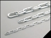 Steel straight link hand chain , welded 