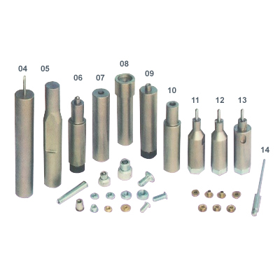 Dies for Riveting Self-Clinching Rivets, Bolts, Nuts, And Standoff Dies for Riveting Self-Clinching Rivets, Bolts, Nuts, And Standoff