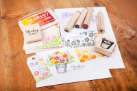 Rubber stamp set