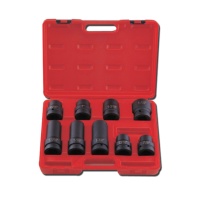 10-pc 1” Dr. Deep Impact Socket CR-MO (SAE approved)