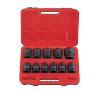 11-pc 3/4” Dr. Truck Service Socket Set CR-MO (SAE approved)