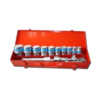 15-pc 3/4” Dr. Socket Set CR-V (6-point model, metric combination) 15-pc 3/4” Dr. Socket Set CR-V (6-point model, metric combination)