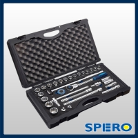31PC 1/2” Dr. Socket Set – 6PT & Metric Size 31PC 1/2” Dr. Socket Set – 6PT & Metric Size