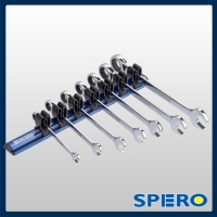 7PC Twistop One Way Ratcheting Combination Wrench Magnetic Rail Set 7PC Twistop One Way Ratcheting Combination Wrench Magnetic Rail Set