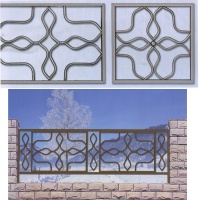 Twisted tubing in various colors & Fancy fencing grilles & Anti-theft window grilles