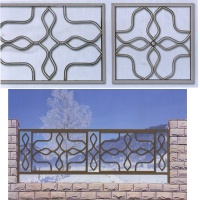 Twisted tubing in various colors & Fancy fencing grilles & Anti-theft window grilles