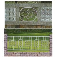 Stainless steel fencing grilles