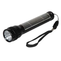 LED Aluminium Solar Flashlight