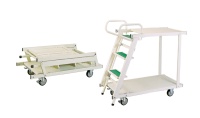 Movable, Foldable Collector Cart