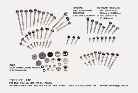 Taiwan Self Drilling Screw, Self-Tapping Screws, Taiwan Roofing Screws, Bi-Metal Self Drilling Screw