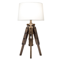 MARINER WOODEN TRIPOD TABLE LAMPS