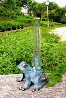 Frog Rain Gauge