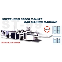 Super High Speed T-shirt Bag Making Machine Super High Speed T-shirt Bag Making Machine