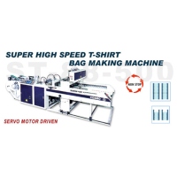 Super High Speed T-shirt Bag Making Machine Super High Speed T-shirt Bag Making Machine