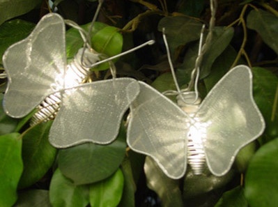 Metal Mesh Butterfly B String Light