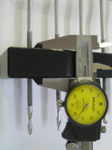 Penetration Test -- Picture Showing The Thickness Measurement