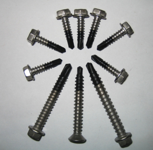 Bi-metal self-drilling screws Bi-metal self-drilling screws