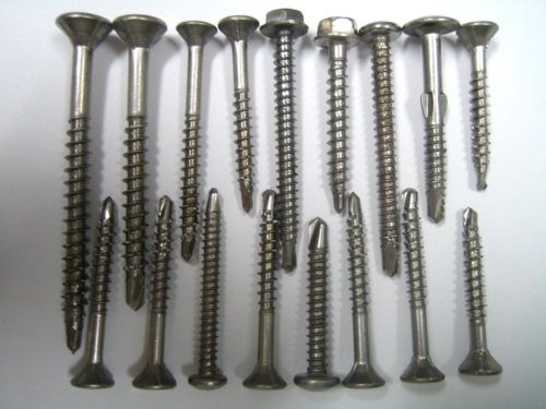Bi-metal self-drilling screws Bi-metal self-drilling screws