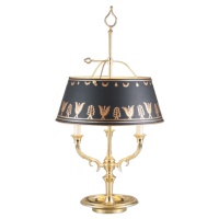 3-Lite Solid Brass Table Lamp