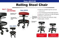 Rolling Stool Chair