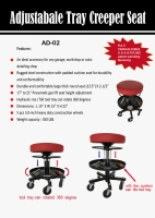 Adjustable Tray Creeper Seat