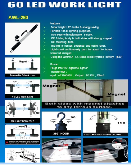 60-LED Work Light 60-LED Work Light