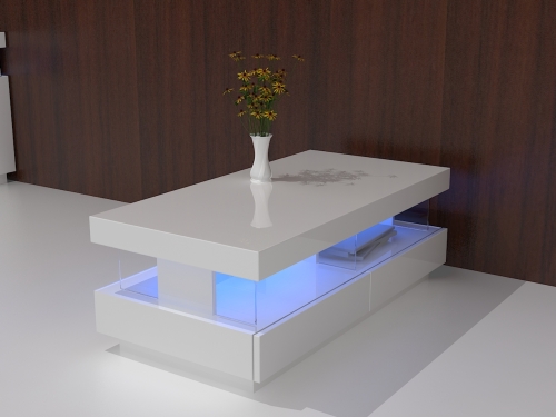 COFFEE TABLE W/LED