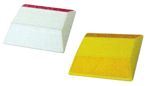 550平底反光标记-双反光片