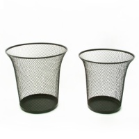 Wire Mesh Wastepaper Basket -Bugle-shaped