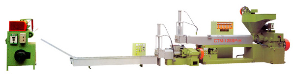 Double Degasification Granule-Making Machine for Treatment of Plastic Waste