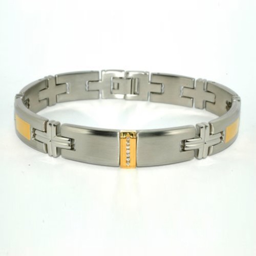 Titanium 18k Gold Bracelet