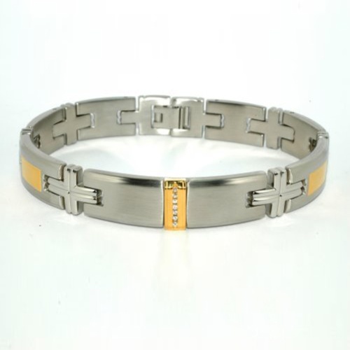 Titanium 18k Gold Bracelet