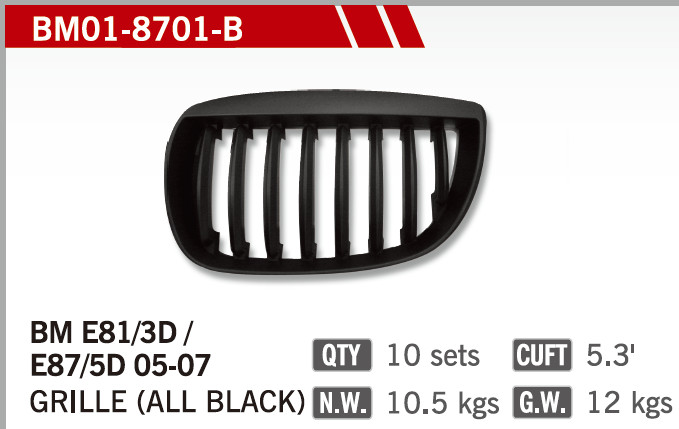 GRILLES FOR BM E87 '01