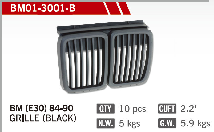 GRILLES FOR BM E30 84-90