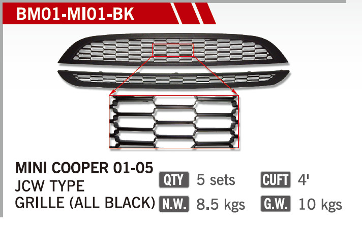 TUNING GRILLE for mini cooper