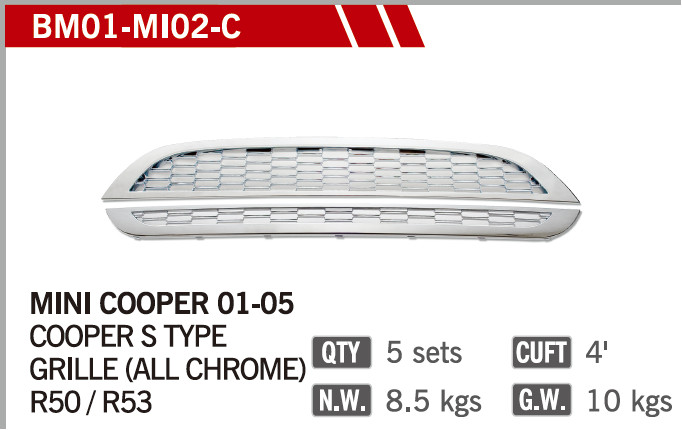 GRILLE  for mini cooper