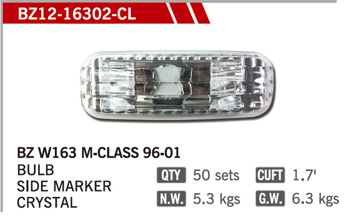 SIDE MARKER For BENZ W163 M-CLASS