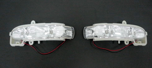 LED MIRROR COVER FOR BZ W203, (CRYSTAL)