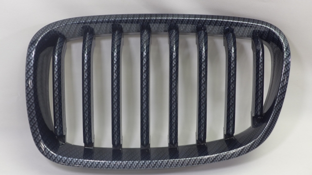 TUNING GRILLE FOR F20, SURFACE PRINTED IN CARBON LOOK