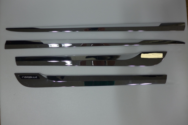 DOOR MOULDING FOR TY ALTIS, ALL CHROME DOOR MOULDING FOR TY ALTIS, ALL CHROME
