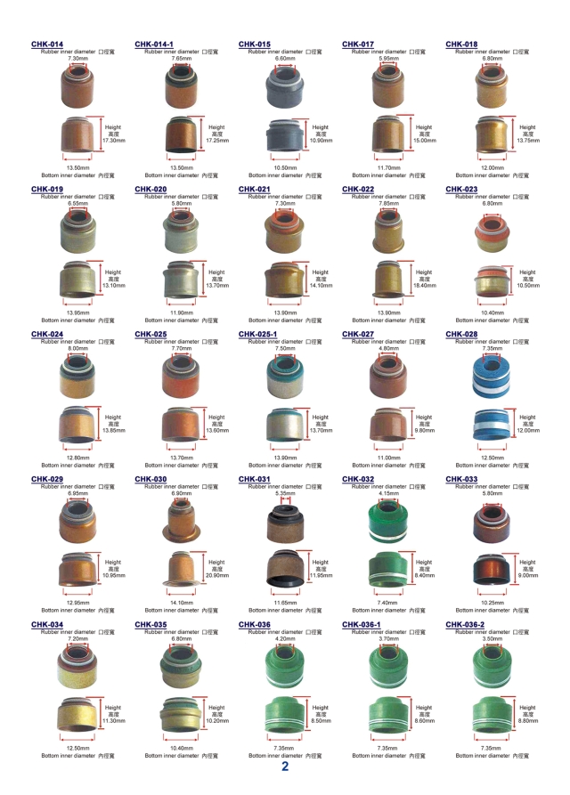 Valve Stem Seal Catalogue Valve Stem Seal Catalogue